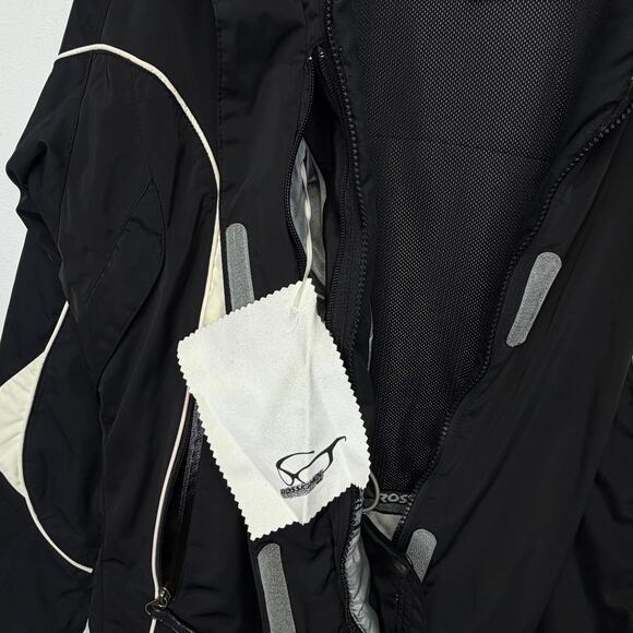 ROSSIGNOL Mens Ski Snowboard Jacket Black Insulated Waterproof Hooded Coat Large - Picture 10 of 16